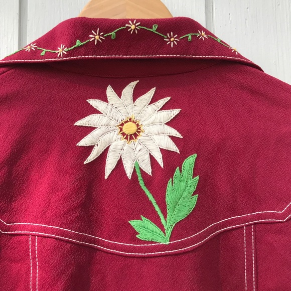 Vintage Embroidered Western Shirt Jacket | Host Pick - Picture 2 of 7